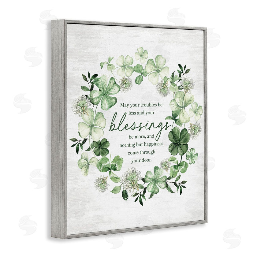 Lettered and Lined | Irish Proverb Wreath