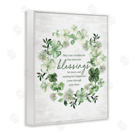 Lettered and Lined | Irish Proverb Wreath