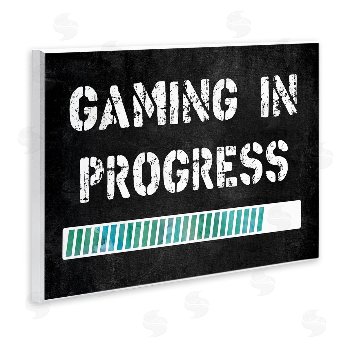 Gaming In Progress Bar Wood Plaque Wall Art, Home Decor by CAD Designs