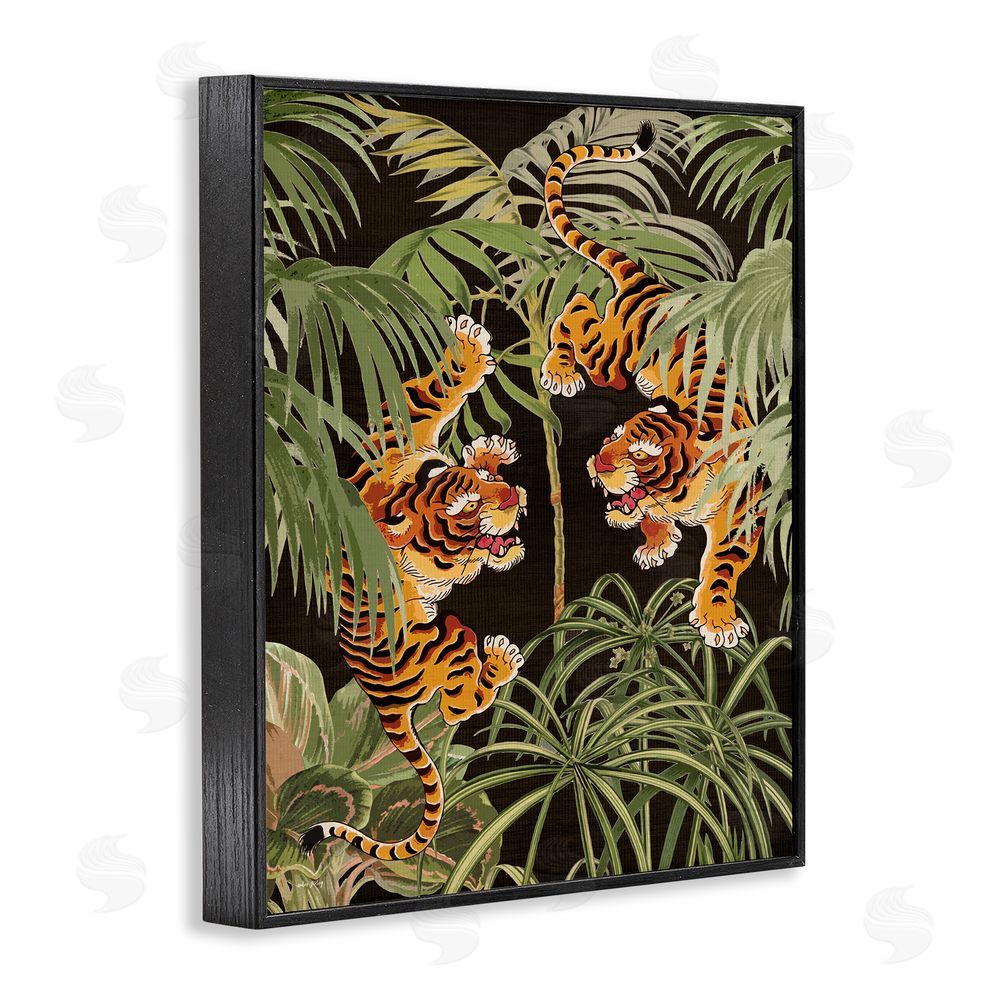 Amber Sterling Fierce Tigers with Plants