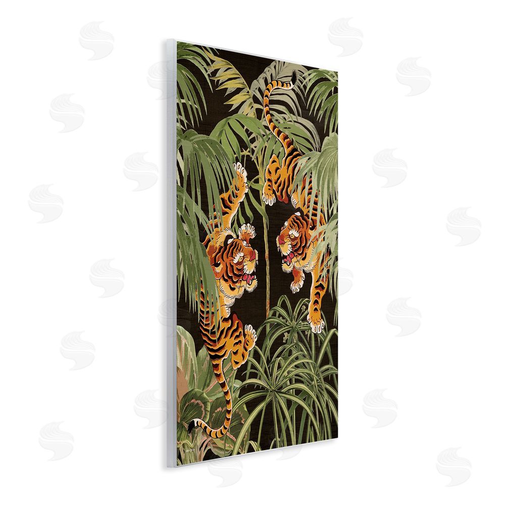 Amber Sterling Fierce Tigers with Plants