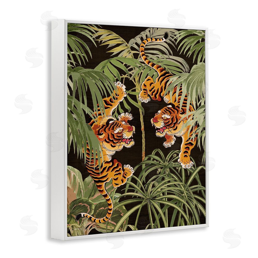 Amber Sterling Fierce Tigers with Plants