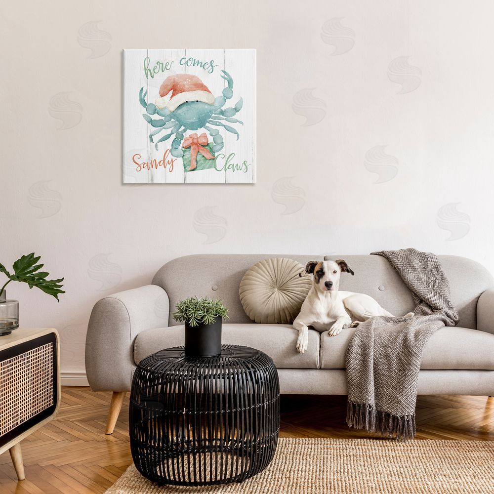 Deane Beesley Nautical Sandy Claws Crab Canvas Wall Art in Room