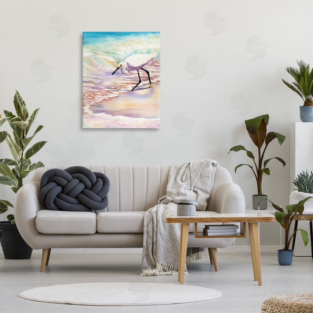 Christine Reichow Bird on Pastel Shore