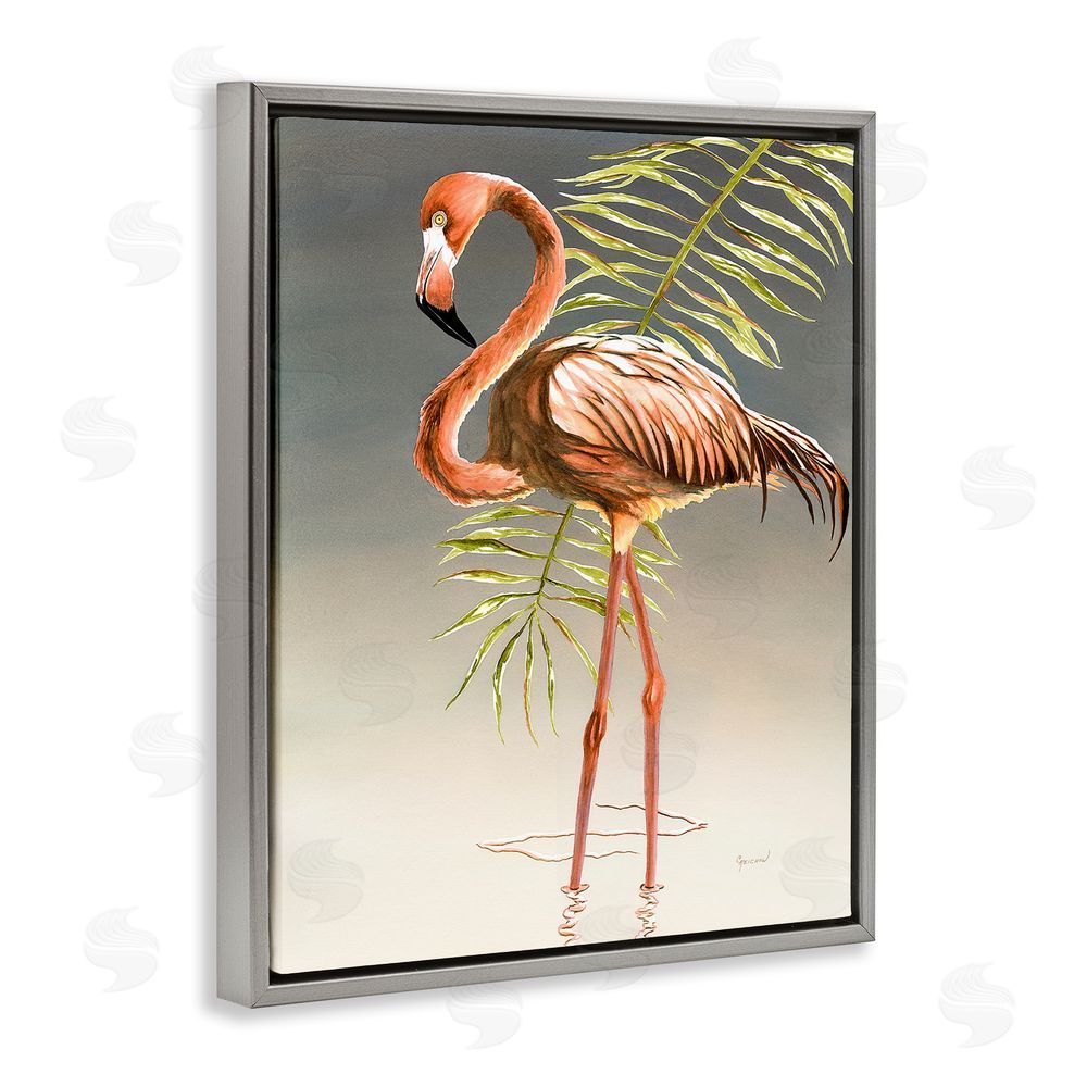 Christine Reichow Flamingo with Water Ripple