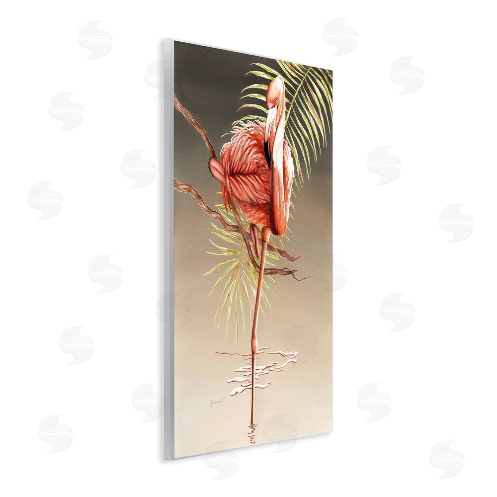 Christine Reichow Flamingo Balancing with Leaf