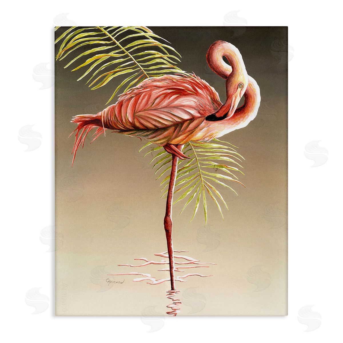 Christine Reichow Flamingo Twisting Gaze