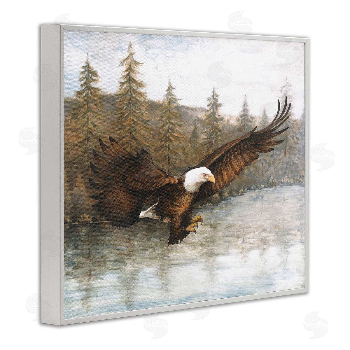 Dogwood Portfolio Flying Eagle over Lake