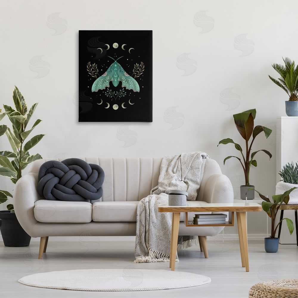Episodic Drawings Celestial Moth & Moon