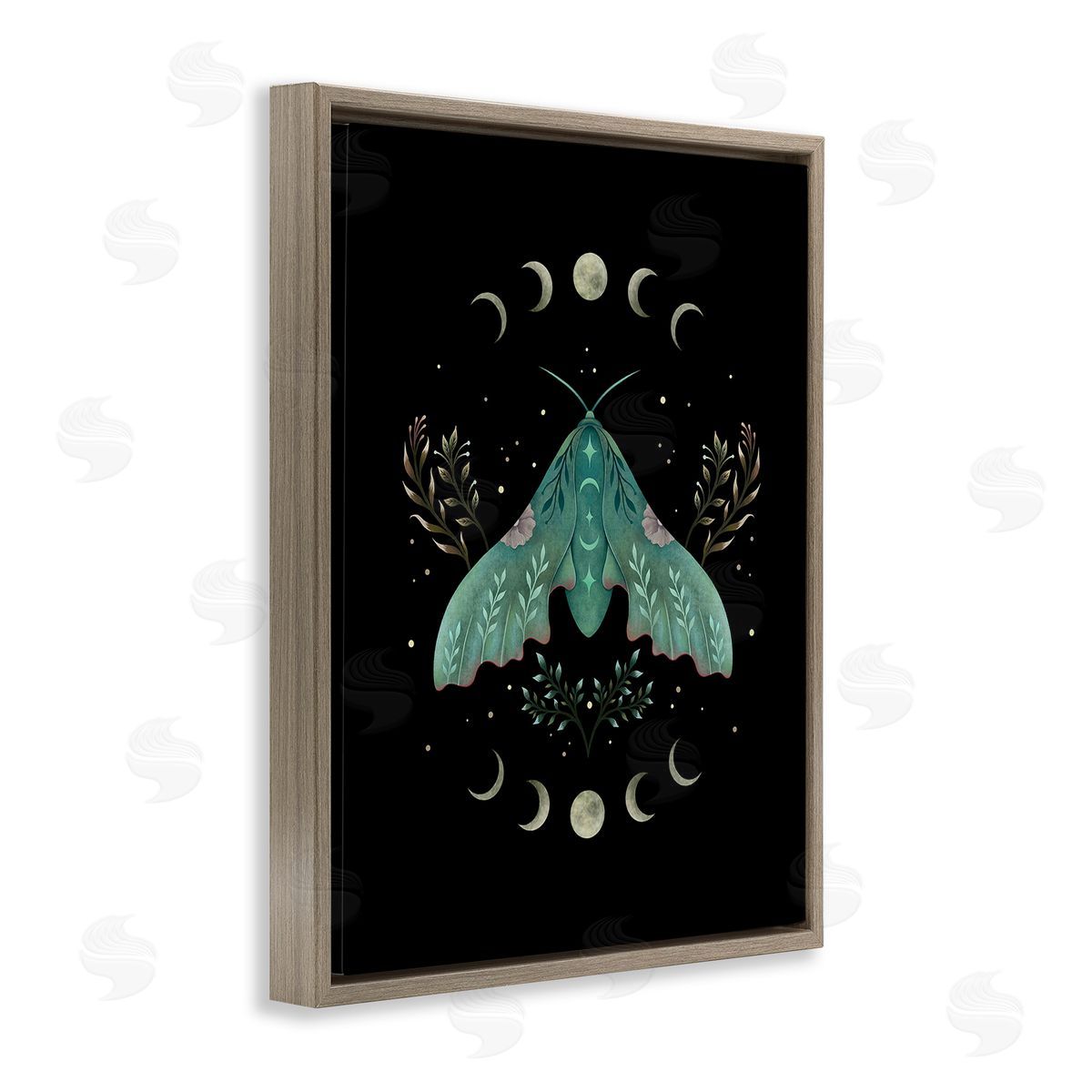 Episodic Drawings Celestial Moth & Moon