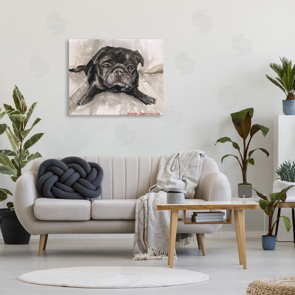 George Dyachenko Cozy Pug Relaxing