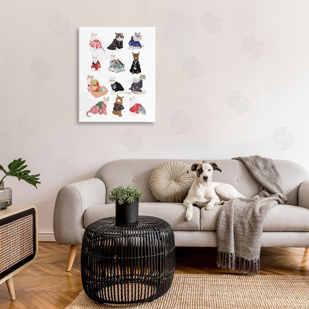 Hanna Melin Cats in Traditional Kimono