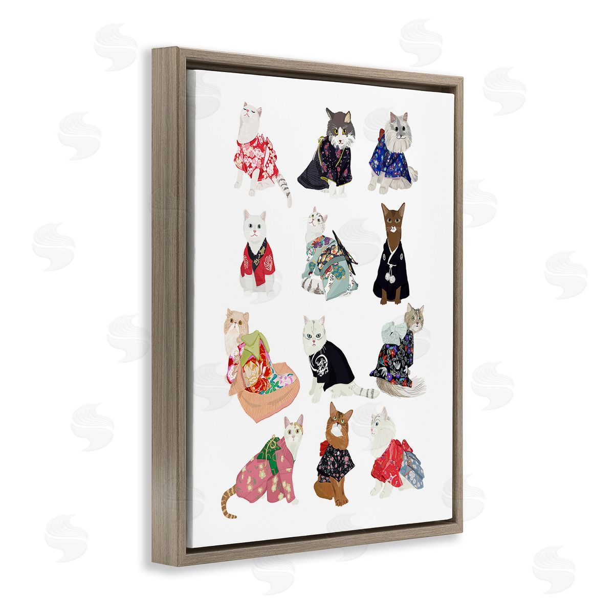 Hanna Melin Cats in Traditional Kimono