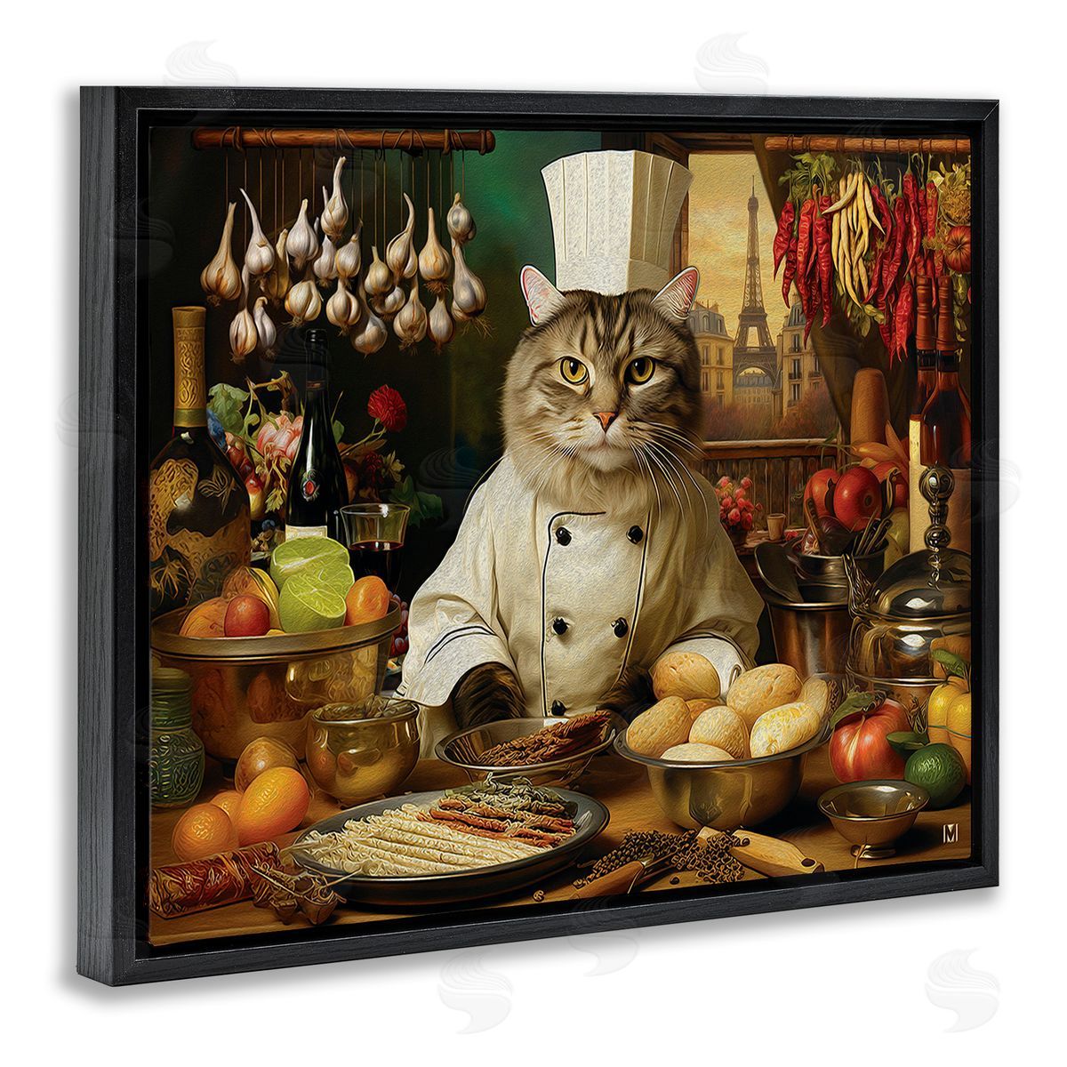 Michael David Ward Cat Chef in Kitchen