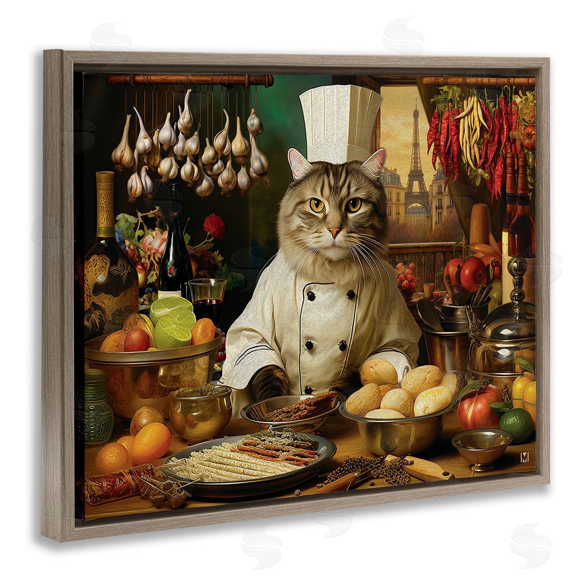 Michael David Ward Cat Chef in Kitchen