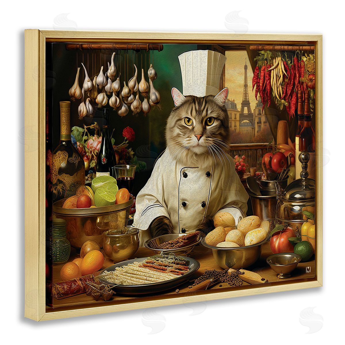Michael David Ward Cat Chef in Kitchen