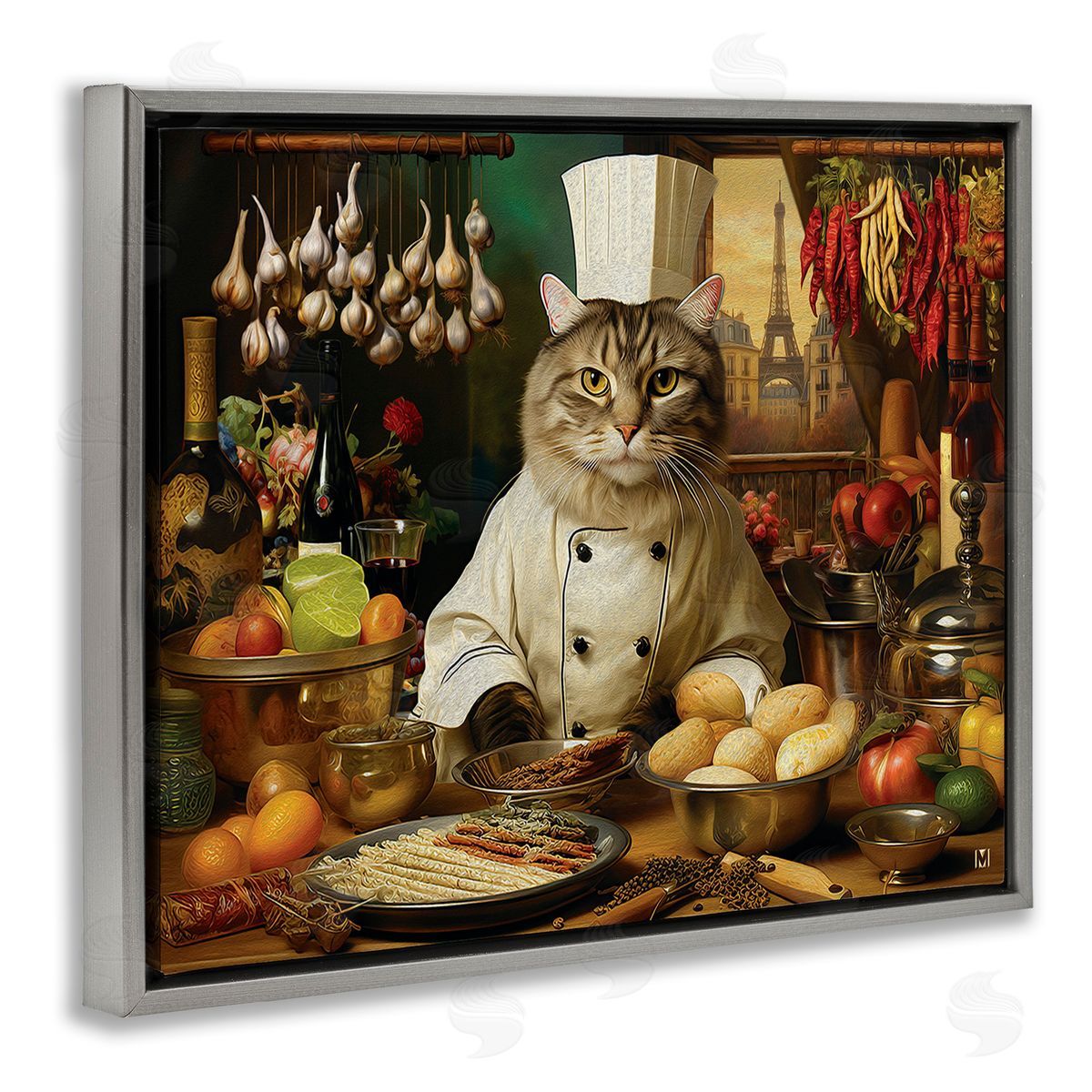 Michael David Ward Cat Chef in Kitchen