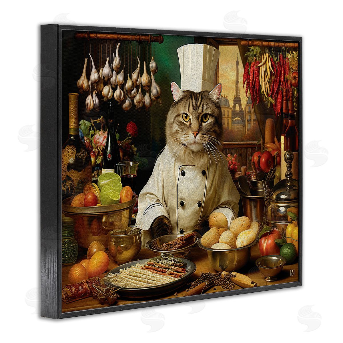 Michael David Ward Cat Chef in Kitchen