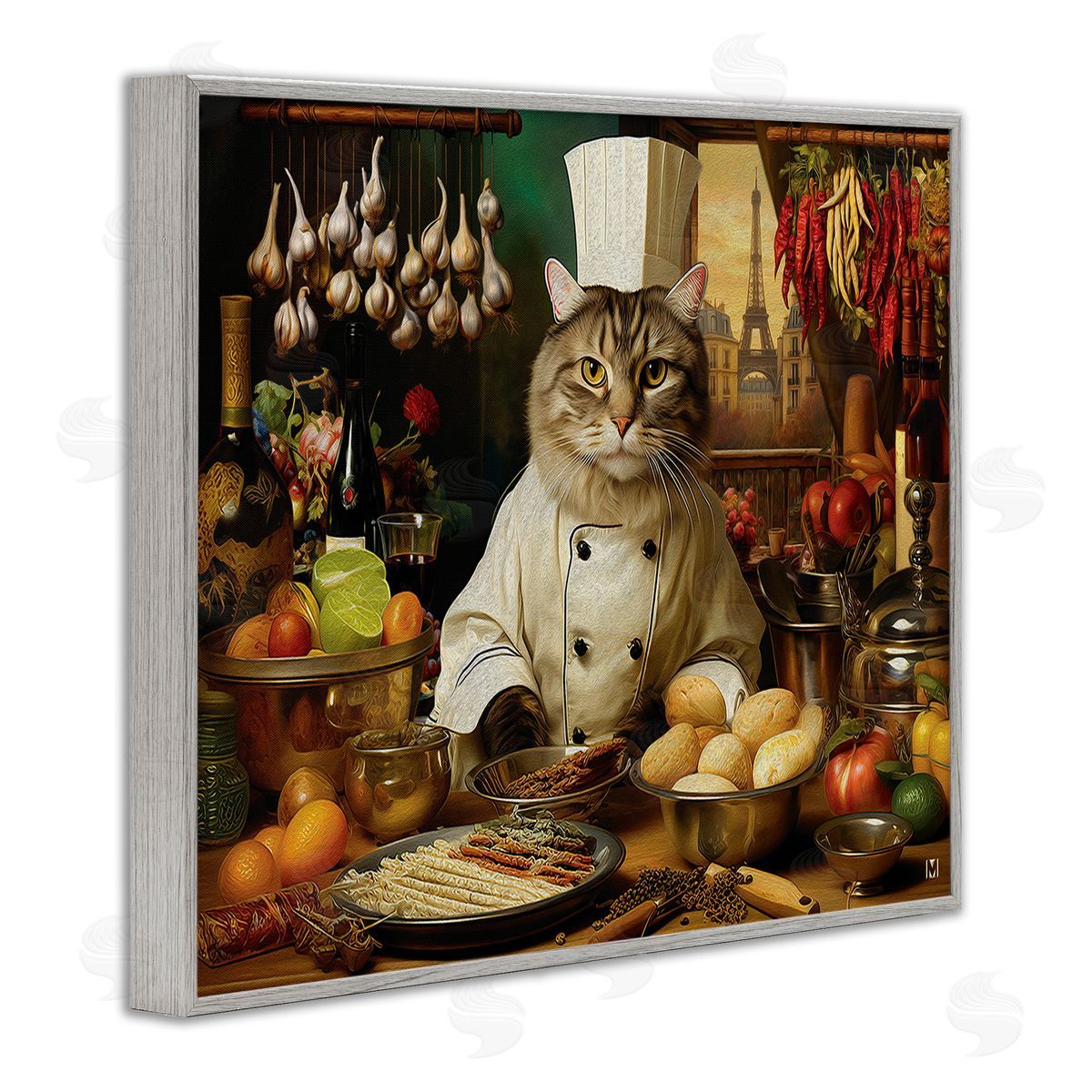 Michael David Ward Cat Chef in Kitchen