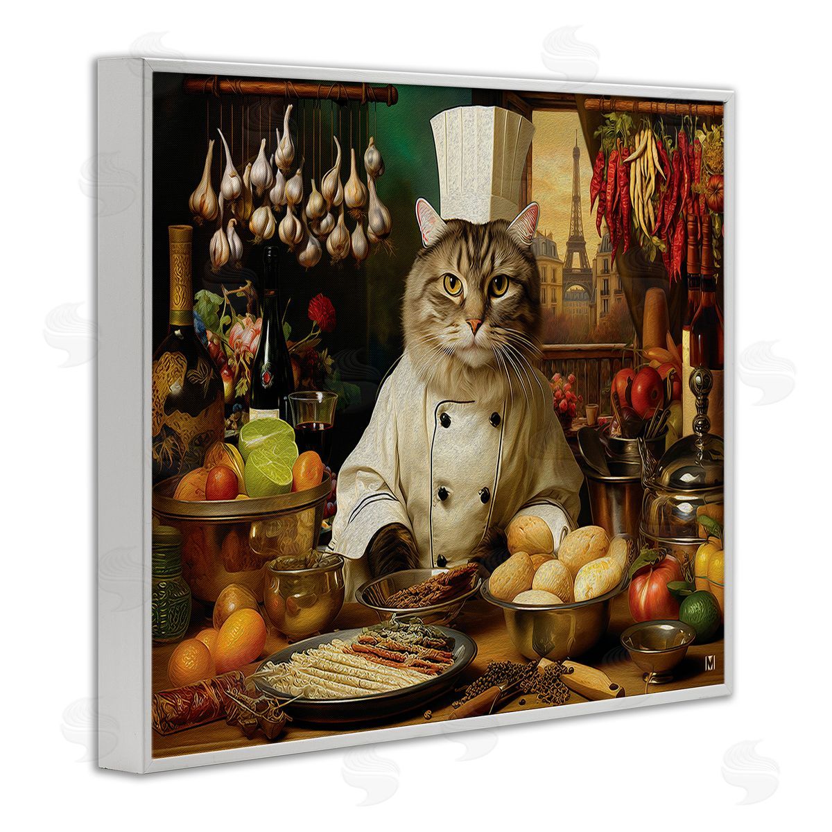 Michael David Ward Cat Chef in Kitchen