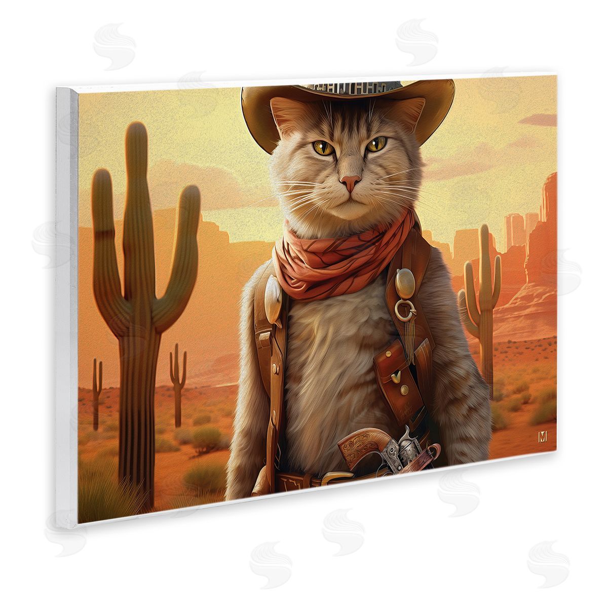 Michael David Ward Cowboy Sheriff Cat