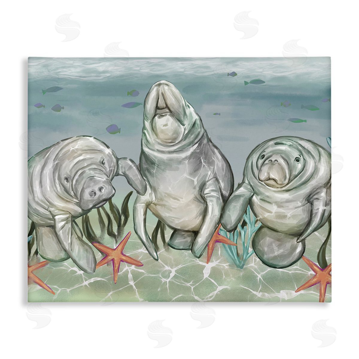 Ziwei Li Underwater Manatees & Starfish