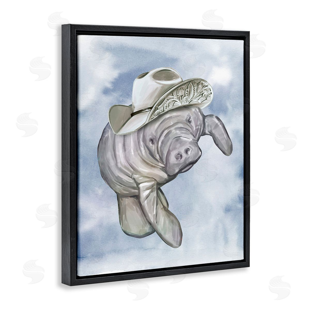 Ziwei Li Manatee with Stylish Hat