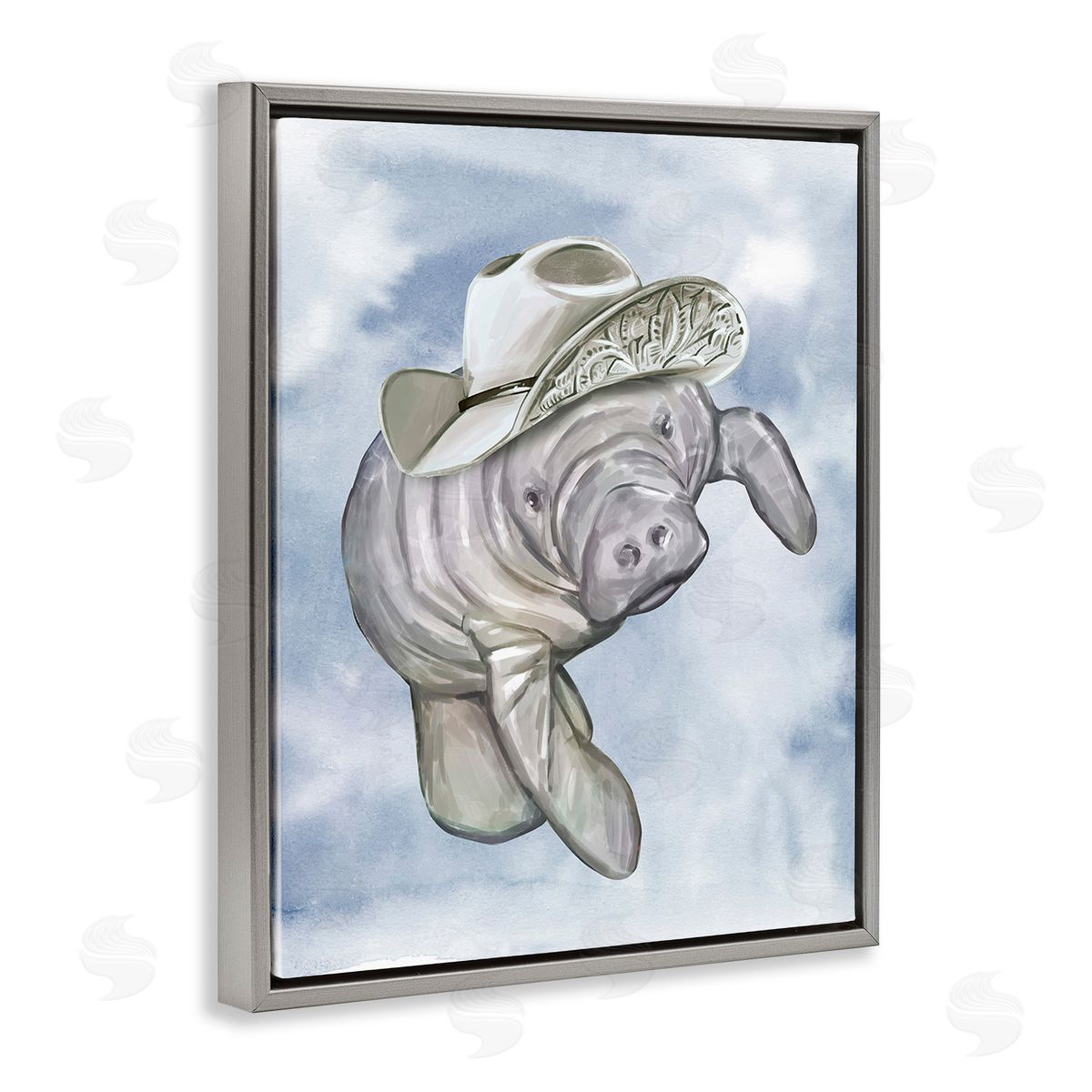 Ziwei Li Manatee with Stylish Hat