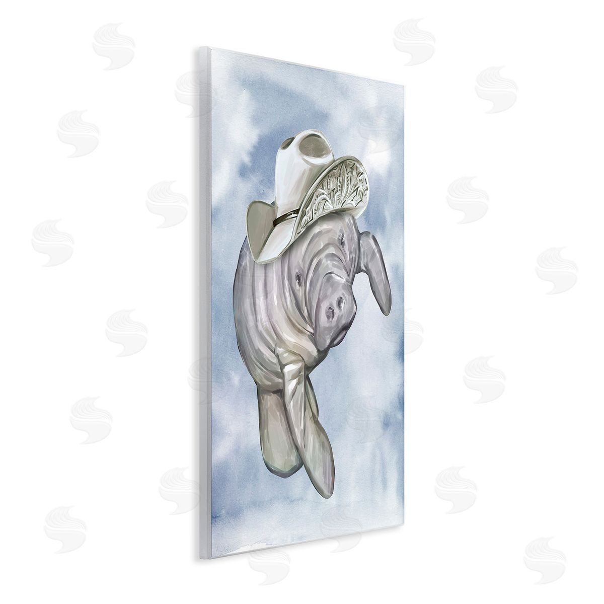 Ziwei Li Manatee with Stylish Hat