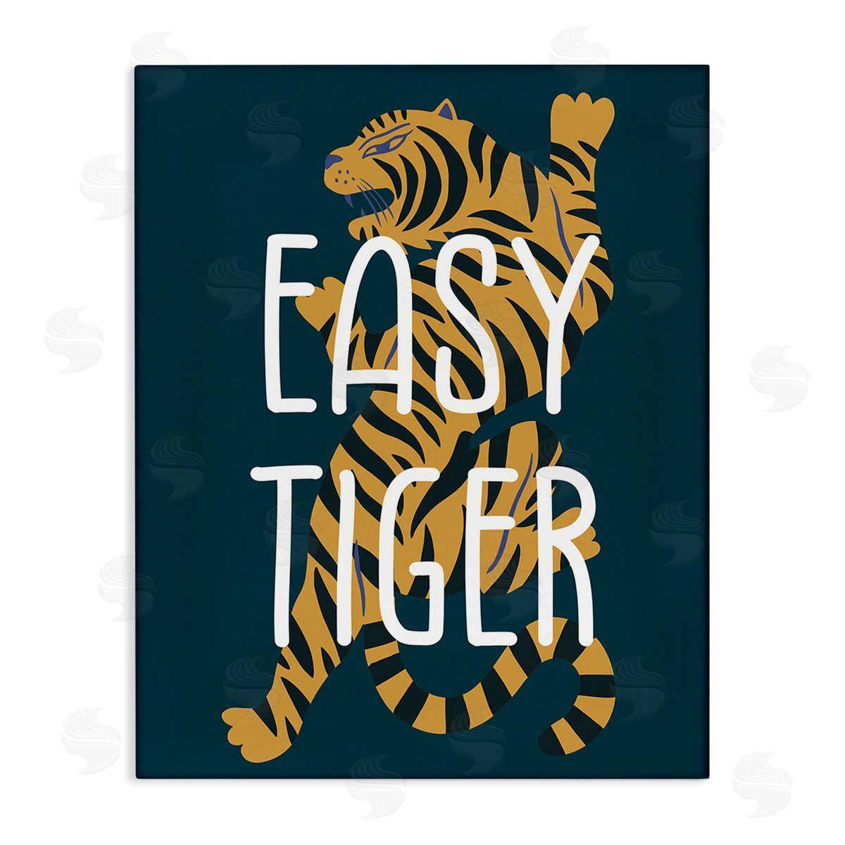 Stupell Studio Easy Tiger Phrase