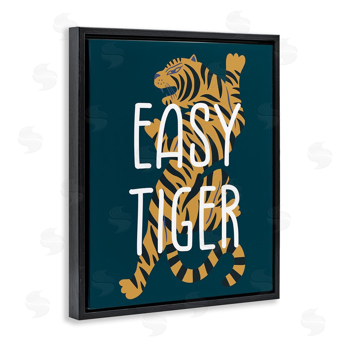 Stupell Studio Easy Tiger Phrase