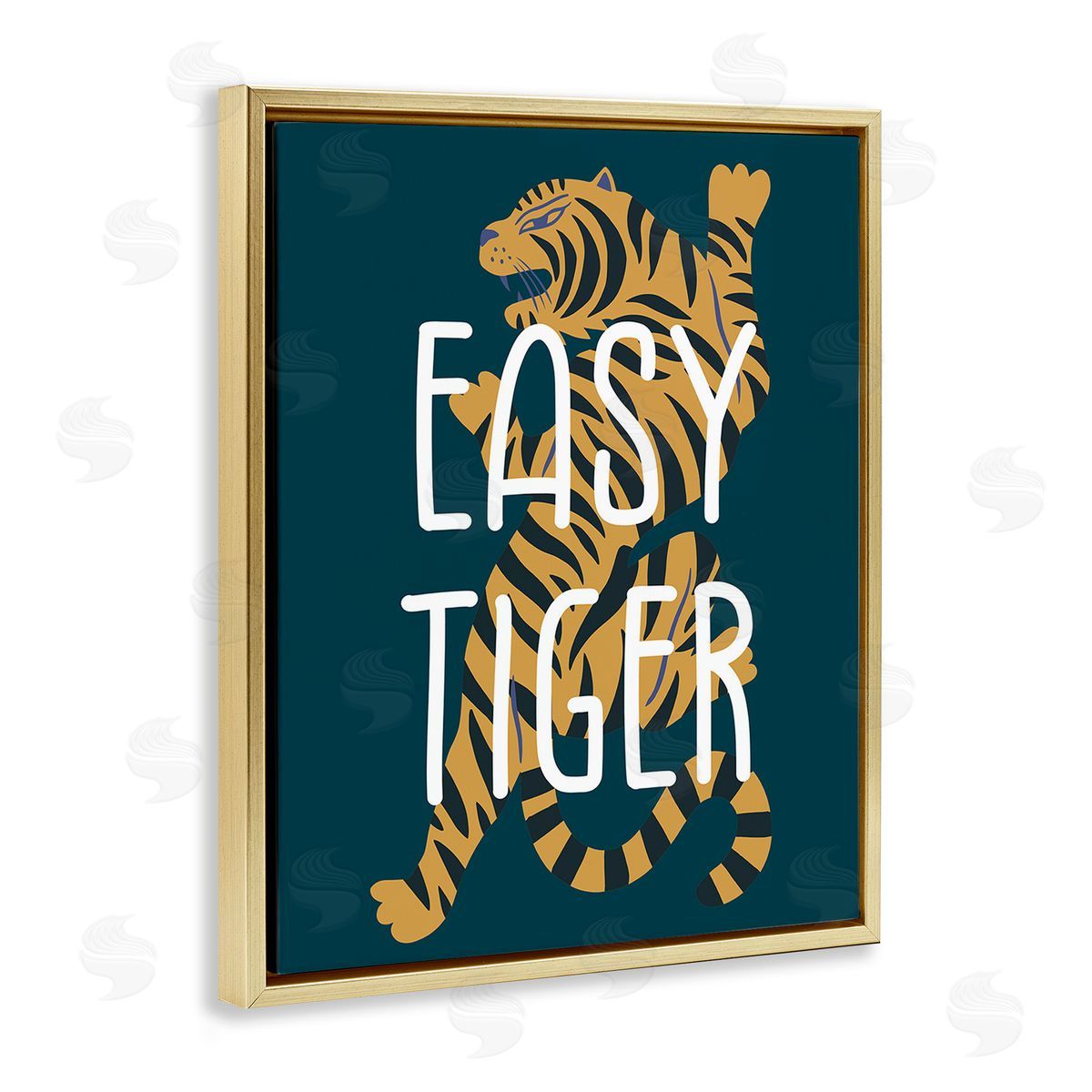 Stupell Studio Easy Tiger Phrase