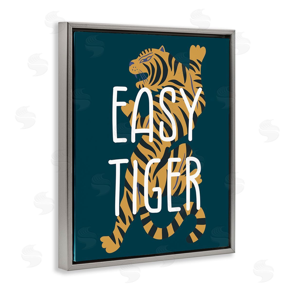 Stupell Studio Easy Tiger Phrase