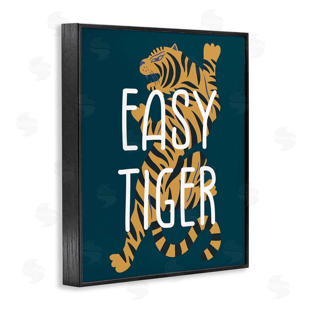 Stupell Studio Easy Tiger Phrase