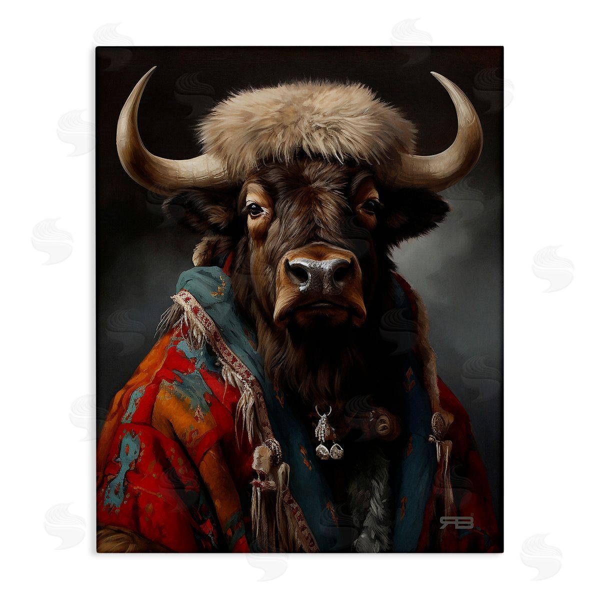 RB Cattle with Traditional Clothing