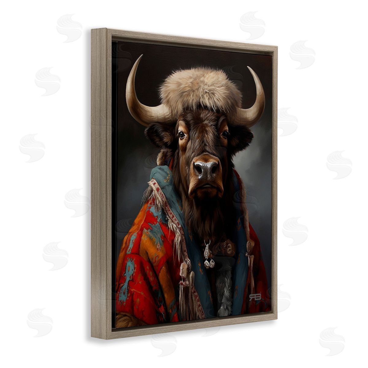 RB Cattle with Traditional Clothing