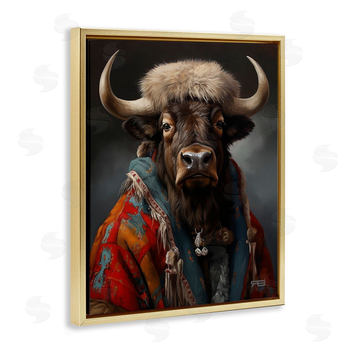 RB Cattle with Traditional Clothing