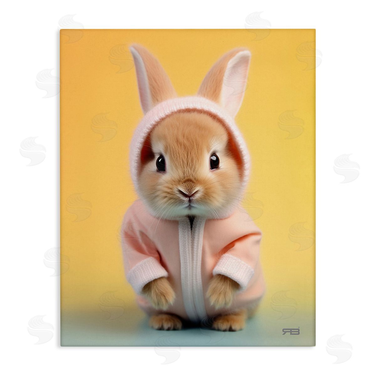 RB Cozy Bunny on Yellow