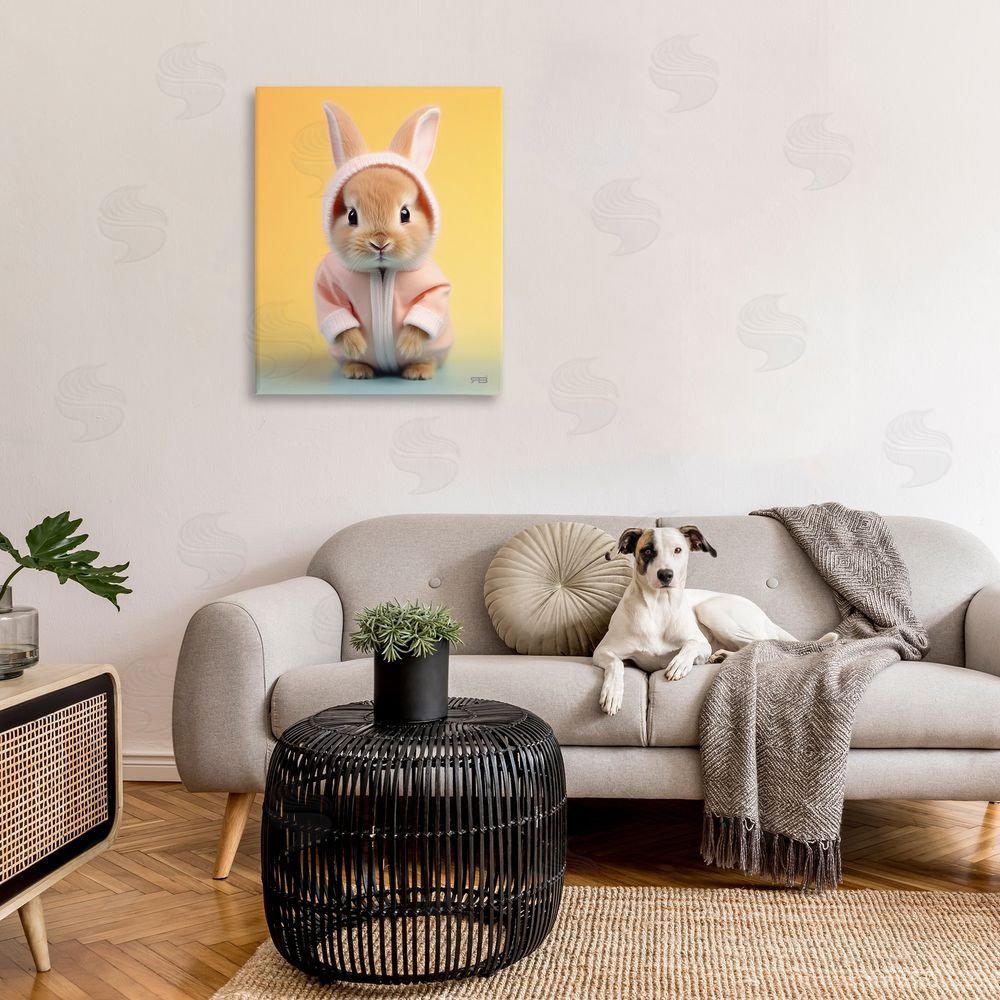 RB Cozy Bunny on Yellow