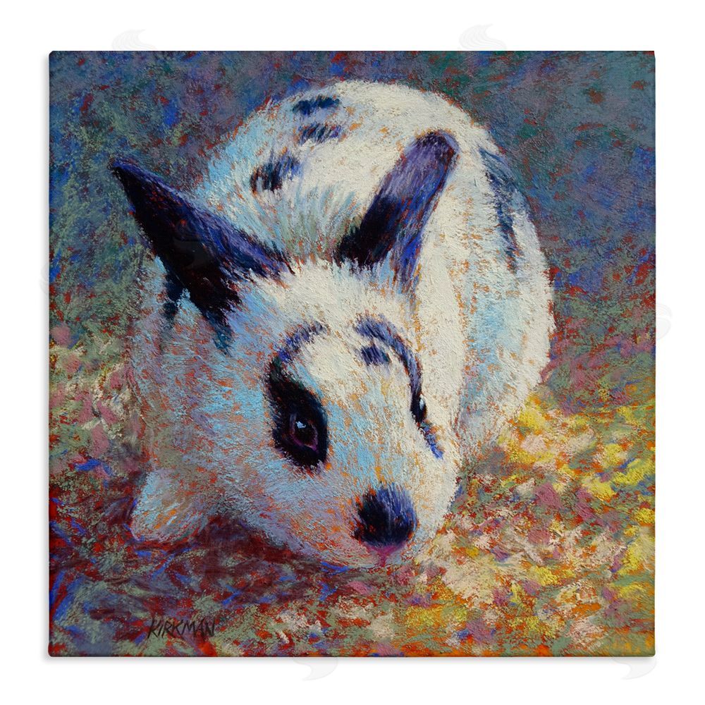 Rita Kirkman Abstract Spotted Rabbit Stretched Canvas Wall Art Print
