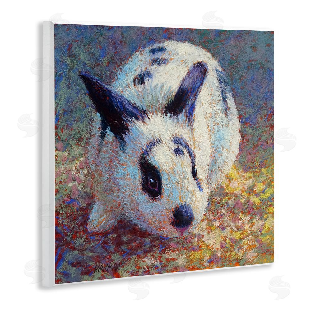 Rita Kirkman Abstract Spotted Rabbit Wooden Wall Plaque Art Print