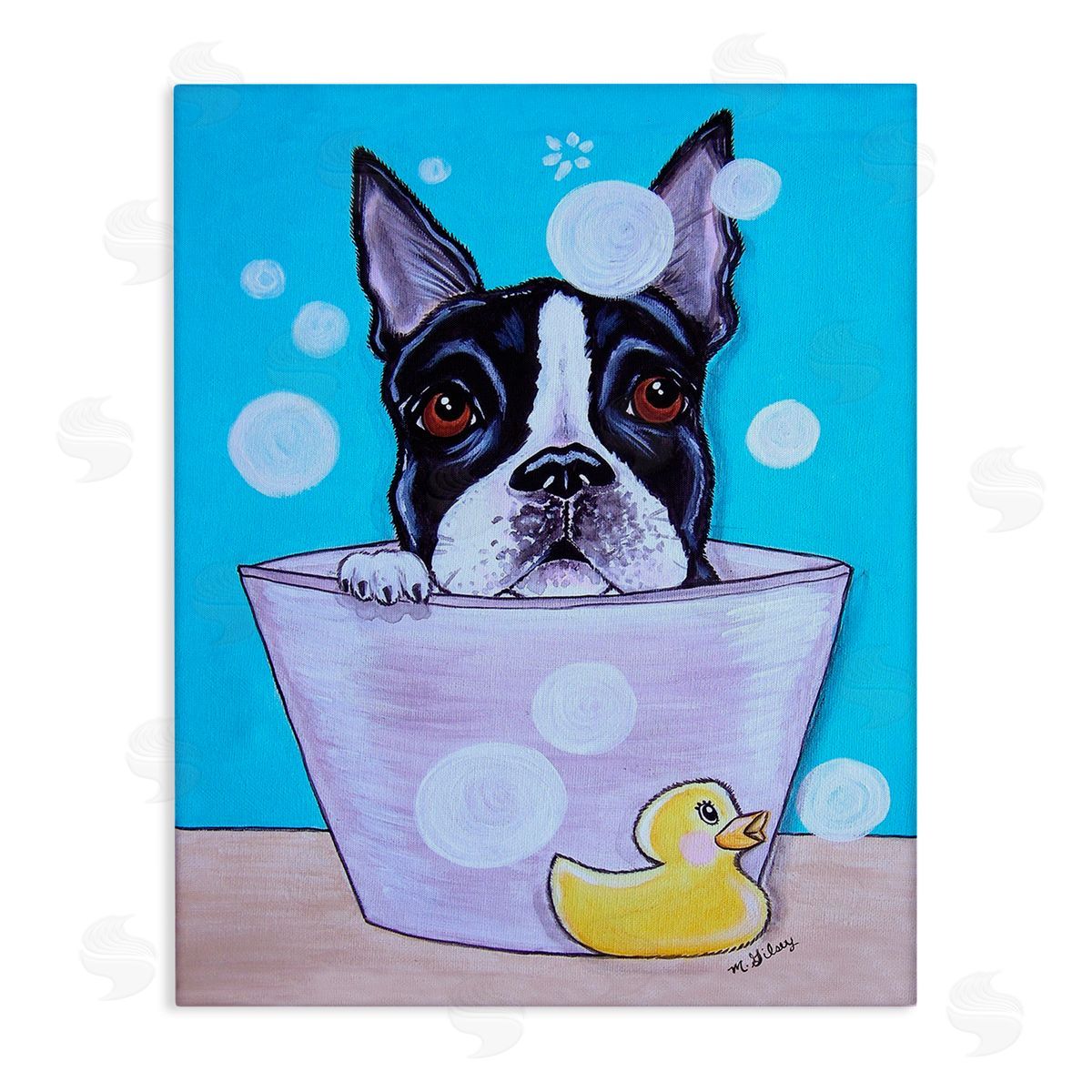 Michelle Gilsey Dog & Soap Bubbles