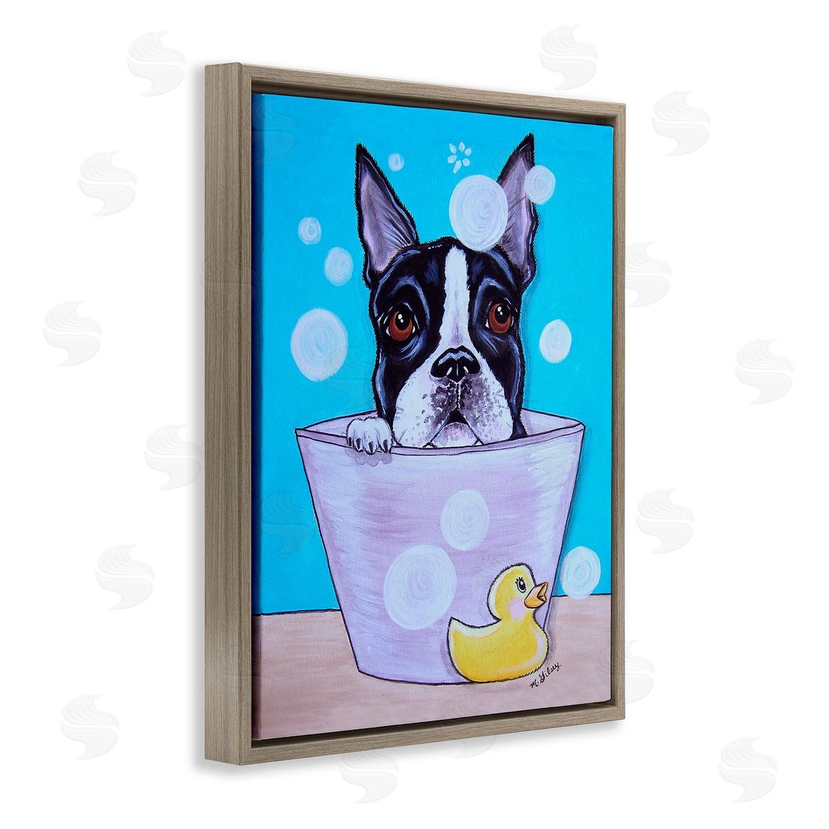 Michelle Gilsey Dog & Soap Bubbles