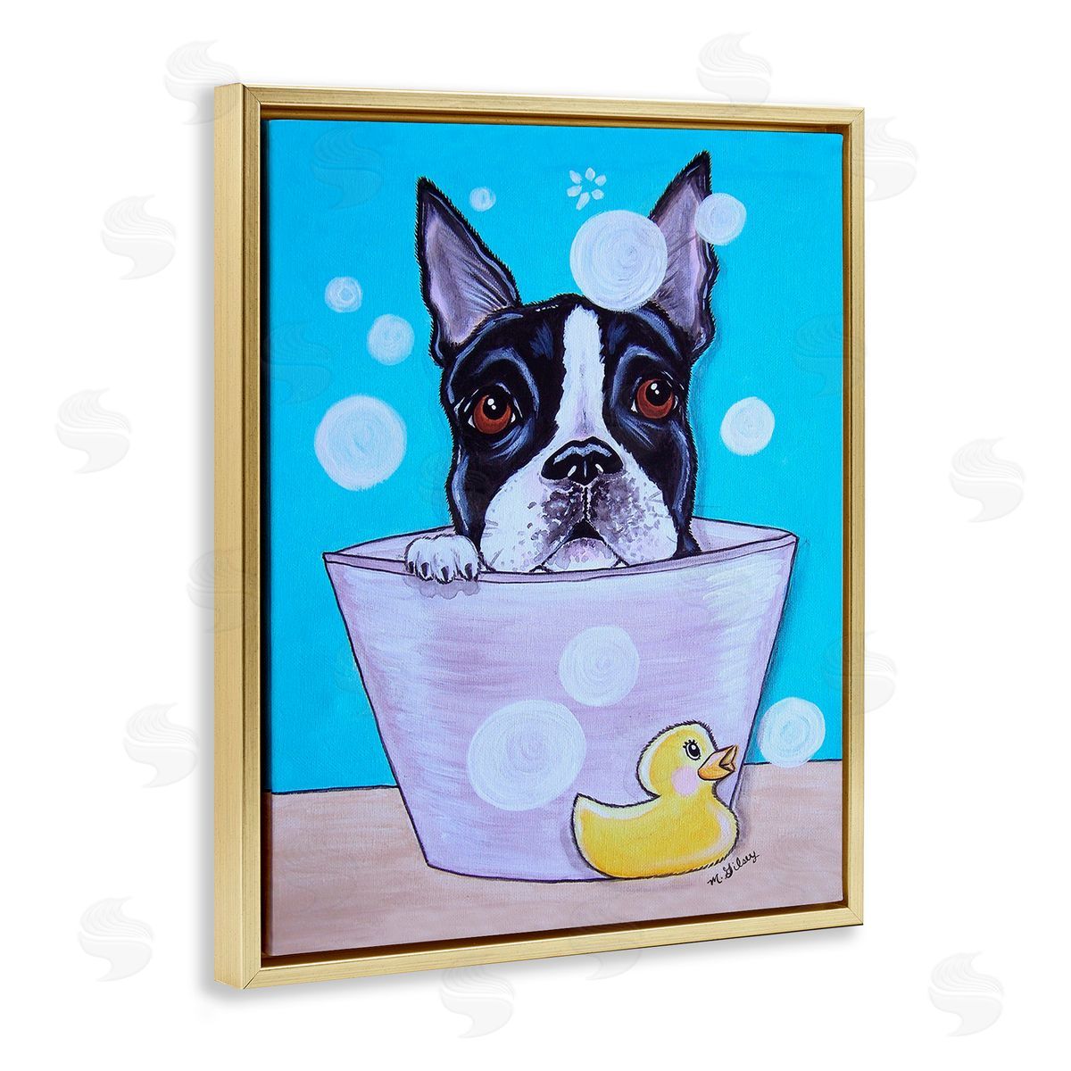 Michelle Gilsey Dog & Soap Bubbles