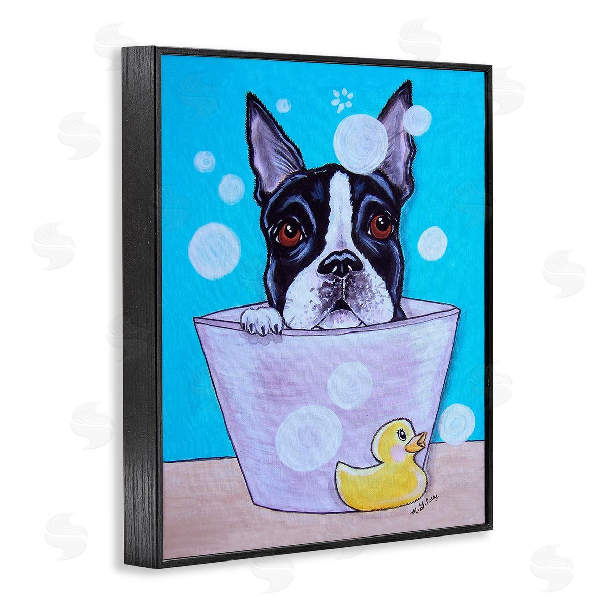 Michelle Gilsey Dog & Soap Bubbles