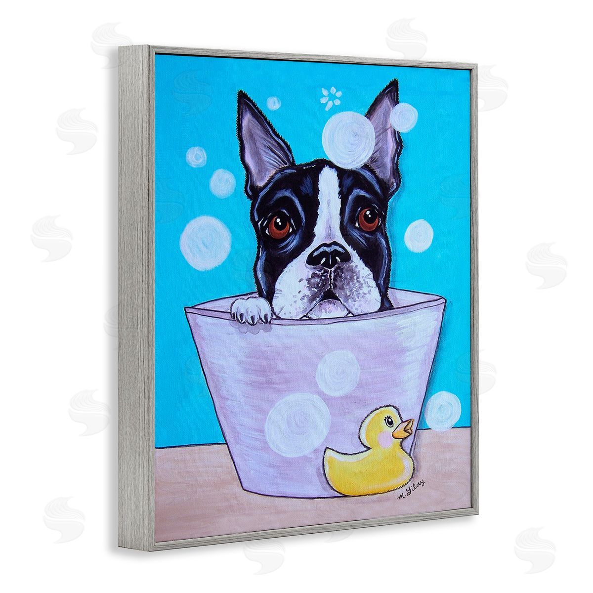 Michelle Gilsey Dog & Soap Bubbles