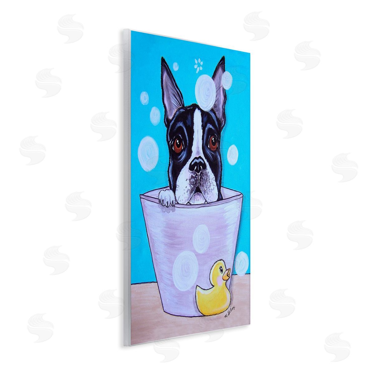 Michelle Gilsey Dog & Soap Bubbles