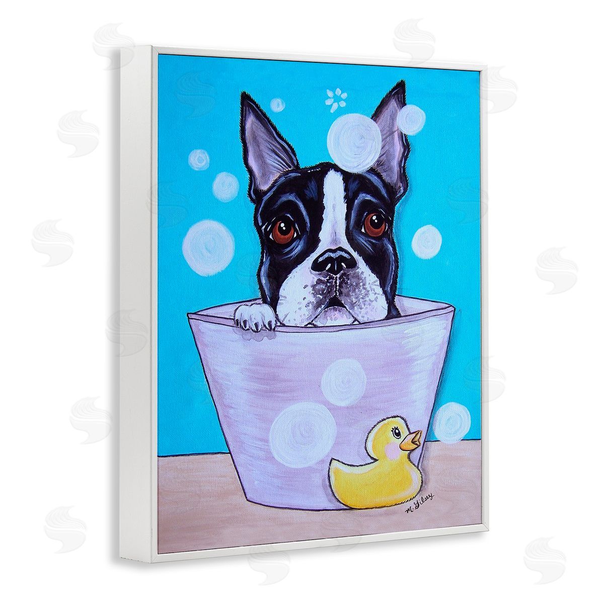 Michelle Gilsey Dog & Soap Bubbles