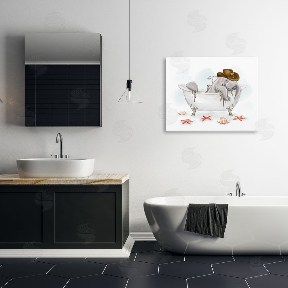 Ziwei Li Cowboy Manatee in Tub