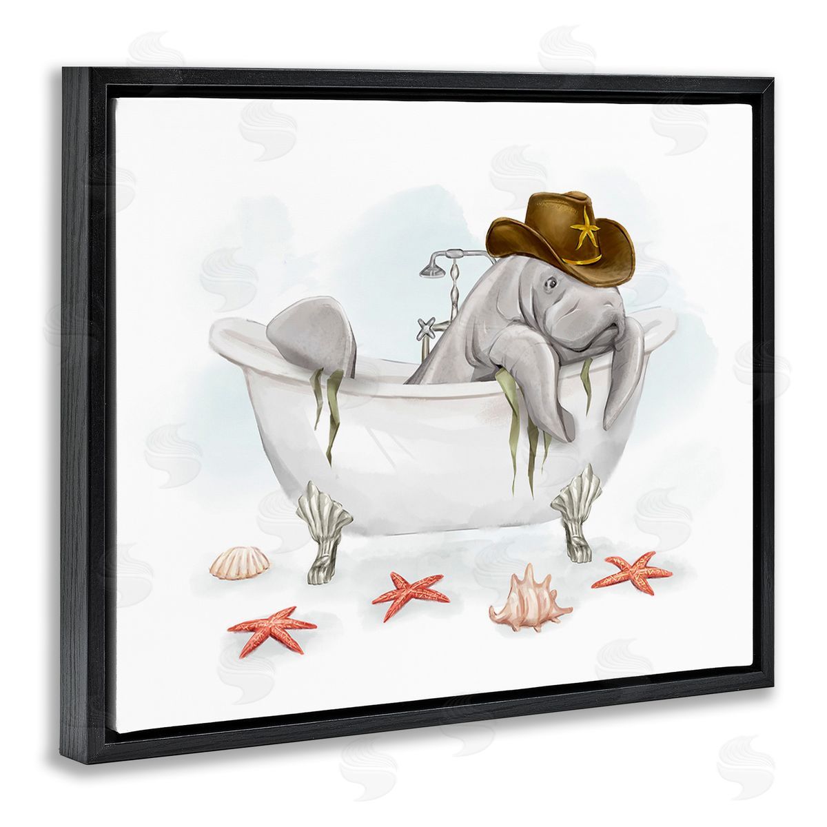 Ziwei Li Cowboy Manatee in Tub